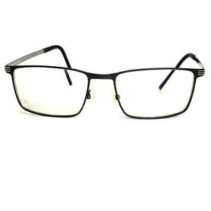 Morel France 30065L Rectangular Metal Eyeglass Frames Brown 57-18-145 MG 11